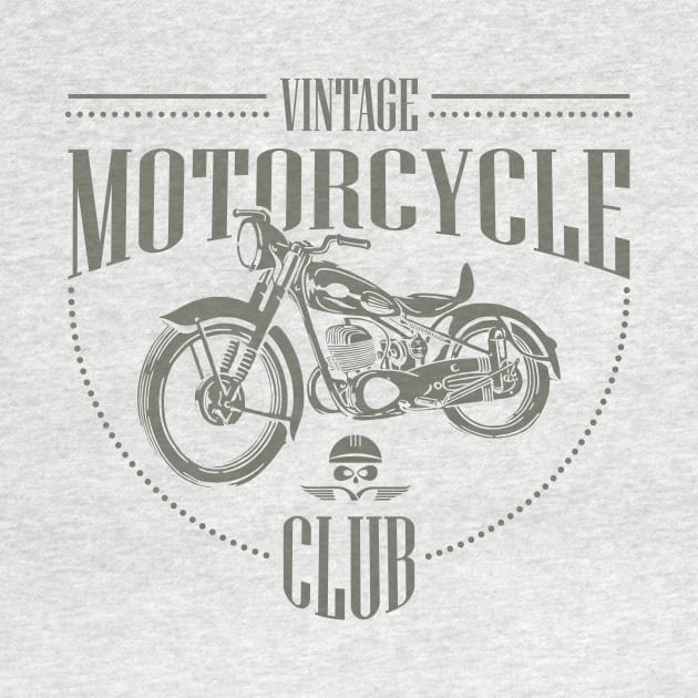 Vintage Motorcycle Club by Digster